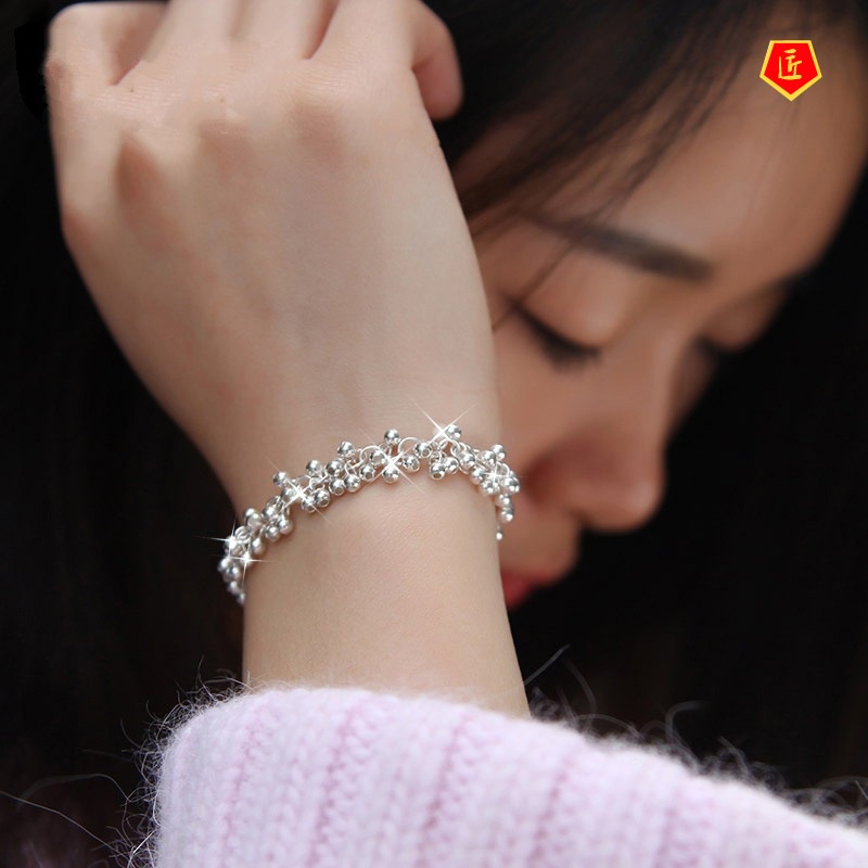 [Ready Stock]Fashion Temperament Sliver Beads Bracelet