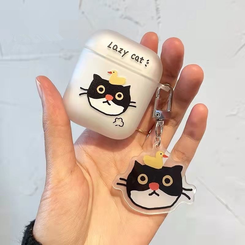 Casing Kucing Kompatibel Untuk Airpods1 2 Pro 3kotak Cas Headphone