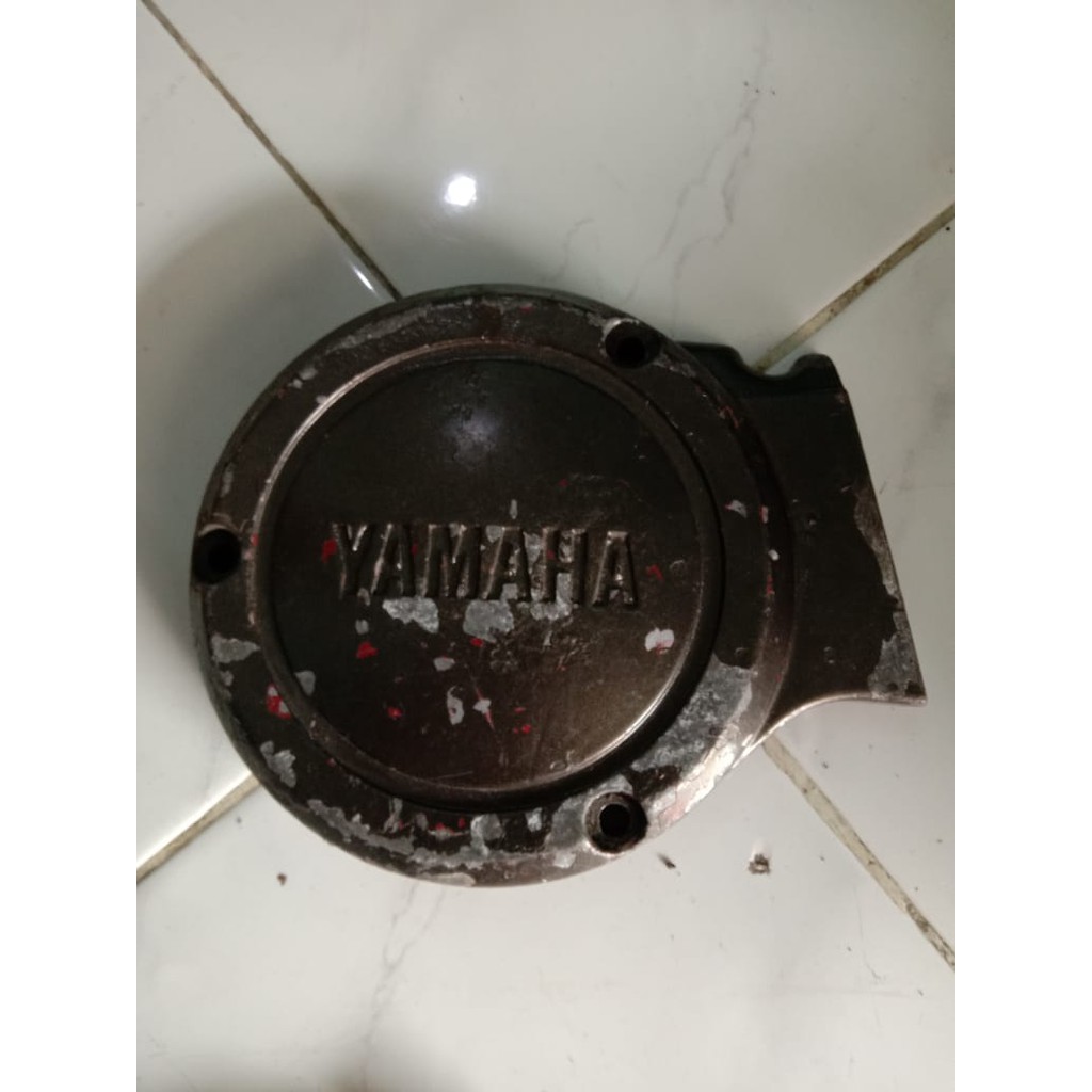 Blok tutup maghnet bak maghnet cover tutup maghnet Yamaha RX King Bekas Original