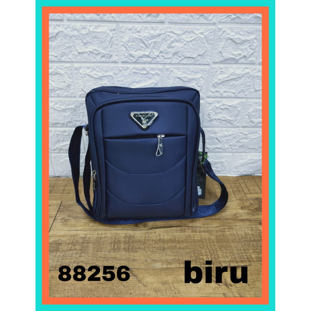 WAISTBAG TAS SELEMPANG Tas Pria POLO MILANO 88256 - TAS SELEMPANG MODEL SIMPLE FREE BOTOL MURAH BANGET GAES