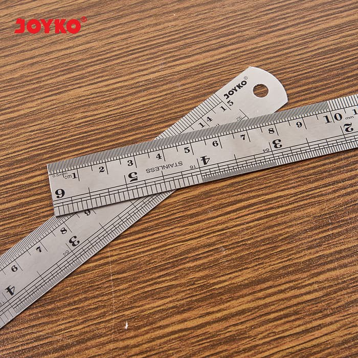 

Penggaris Besi JOYKO 15cm/Garisan Besi/Ruler/Mistar Besi/Penggaris Stainless