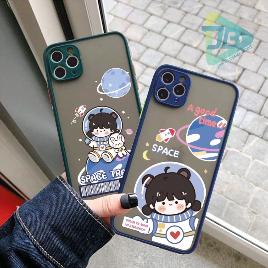 SOFTCASE DOVE HYBRID CUSTOM SPACE CUTE OPPO VIVO SAMSUNG REALME XIAOMI IPHONE INFINIX FOR ALL TYPE JB5842