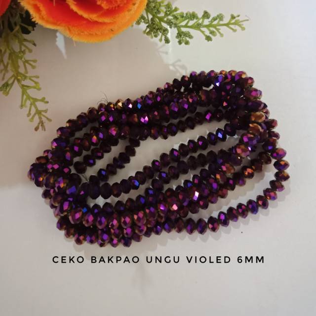Ceko bakpao  6mm ungu violed