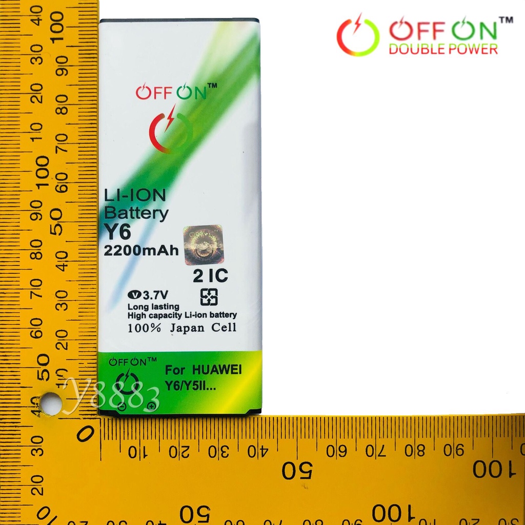 OFFON Y6 Baterai Battery Huawei HONOR 4A HONOR 5A Y5 Y5ii Y6 Y6ii CUN-L22 CUN-U29 SCC-U21 SCL-T100 S