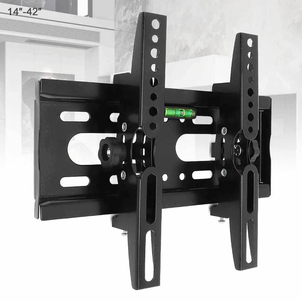 Wall Bracket TV Mount Flat Panel 20x20cm Pitch for 14-42 Inch Braket Televisi Material Besi Kokoh Berkualitas