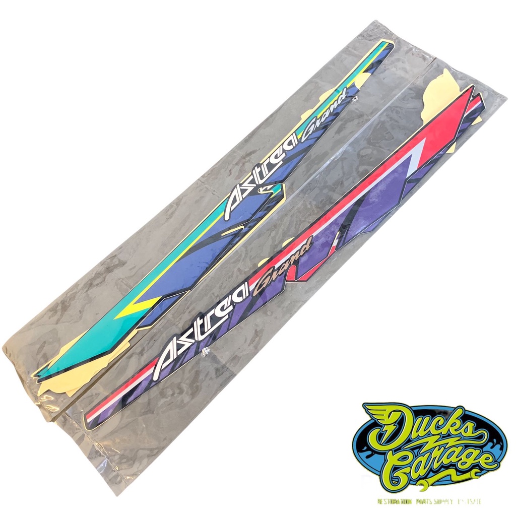 striping sticker stiker list body honda astrea grand bulus tahun 93 - 94