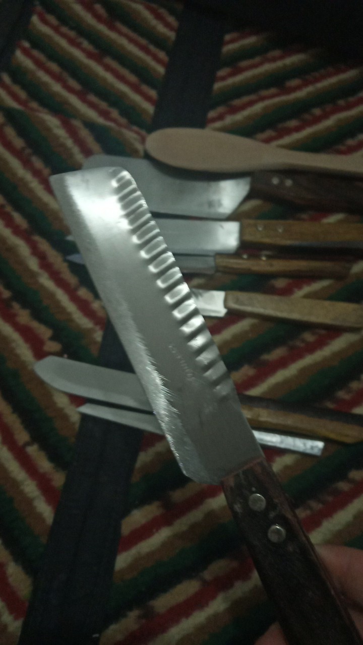 Pisau Set 7 Pcs Murah Promo - Pisau Acar Ikan Sayur Alat Dapur Cod ( Pisau Set 7 )