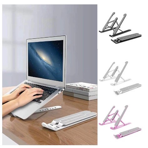 Holder Laptop Folding Lipat Notebook P1 IPAD Macbook Stand Dudukan