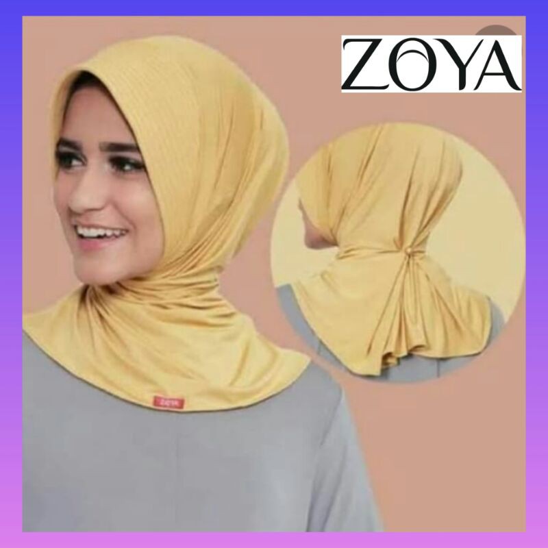 HIJAB BERGO INSTAN BERGO OFFICE by Zoya  (kerudung kantor, bergo pendek)