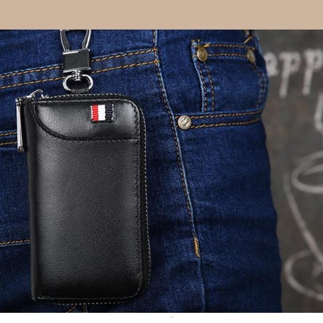 Kekinian - Dompet Gantungan Kunci Mobil Motor Kulit STNK Toyota Honda Unik Lucu Keren