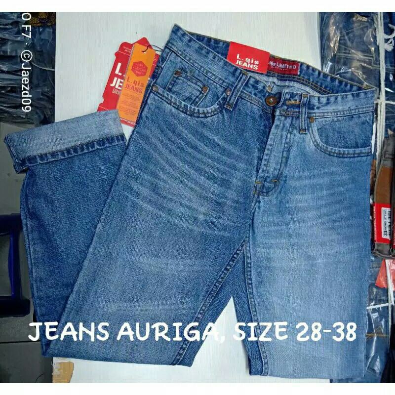 CELANA PRIA/CELANA JEANS AURIGA STANDART/SLIMFIT