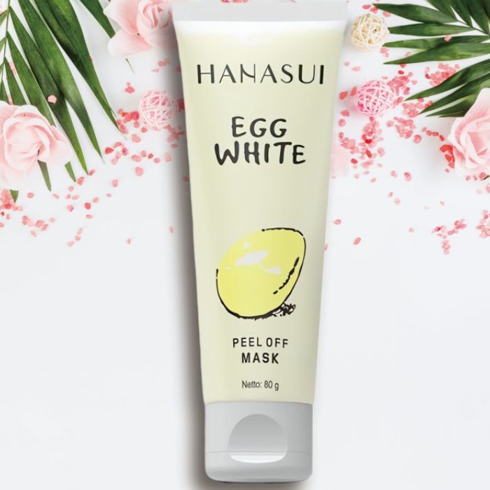 [ORI] Masker Telur Ampuh Mencerahkan dan Menghaluskan Kulit Wajah I Hanasui Egg Masker Peel of Mask 80 gram