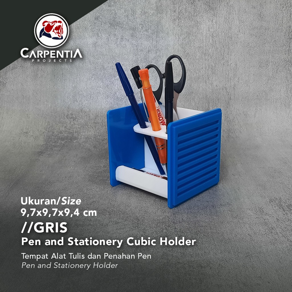 

GRIS - Pen and Stationery Cubic Holder / Tempat Pen dan Alat Tulis