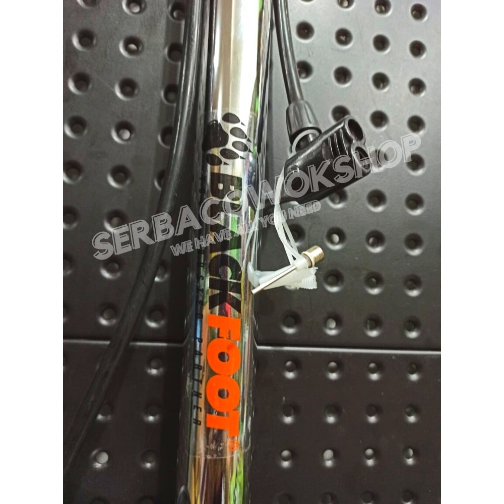 Blackfoot Pompa Sepeda 50 Cm Aluminium Pompa Ban Bonus Pentil Bola Termurah Berkualitas