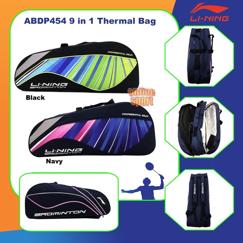 LINING ABDP 454 Tas Bulutangkis / Badminton Bag - Thermo