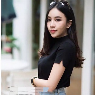 gfs (COD) GISEL TEE / GIGI TEE / HAYNEK / BAJU WANITA BASIC TEE / TSHIRT GIANT BASIC