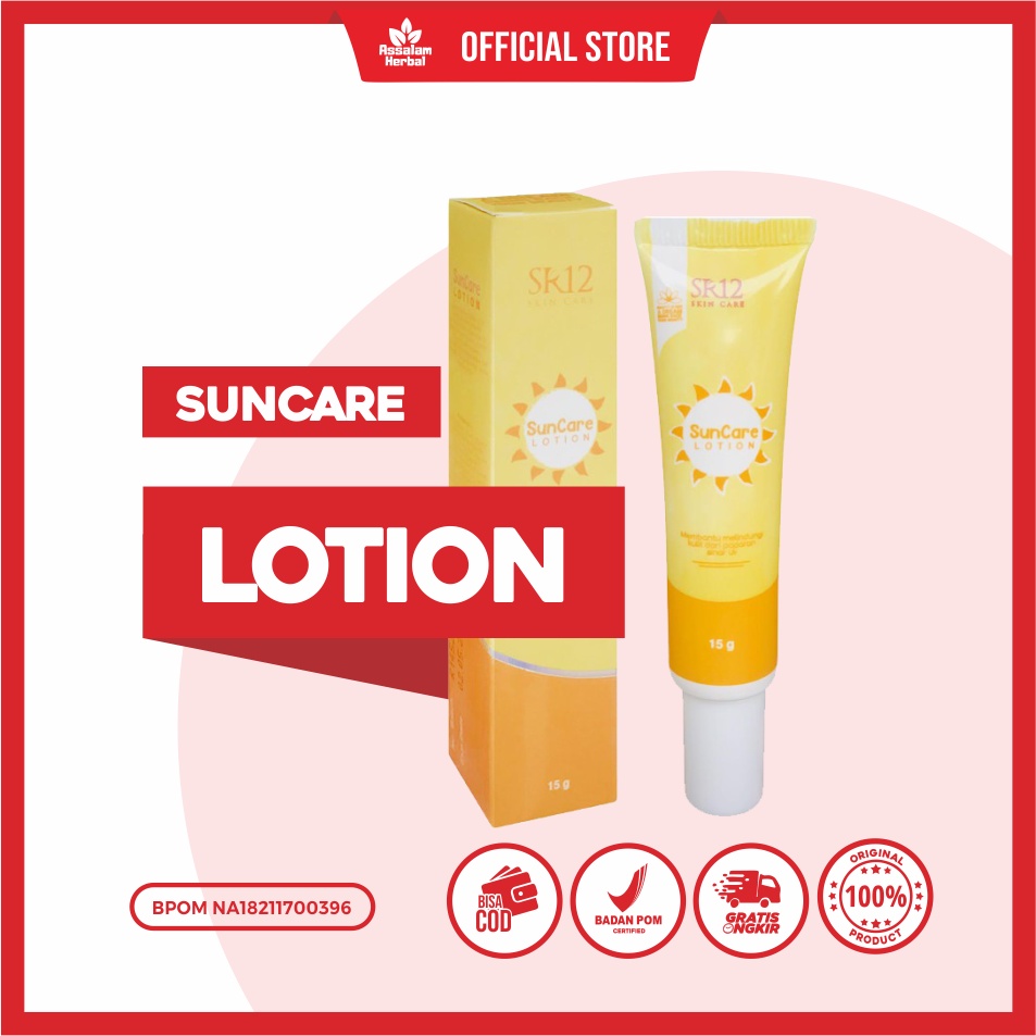 SUNCARE SR12 / Tabir Surya / Perawatan Wajah / Perawatan Kecantikan / Pelembab / Anti UV / Original