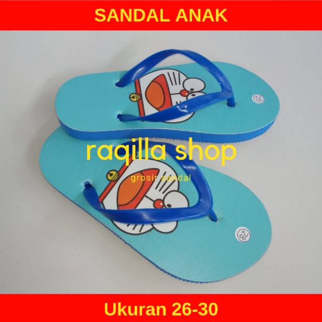 Sandal Anak Doraemon ukuran 26-30