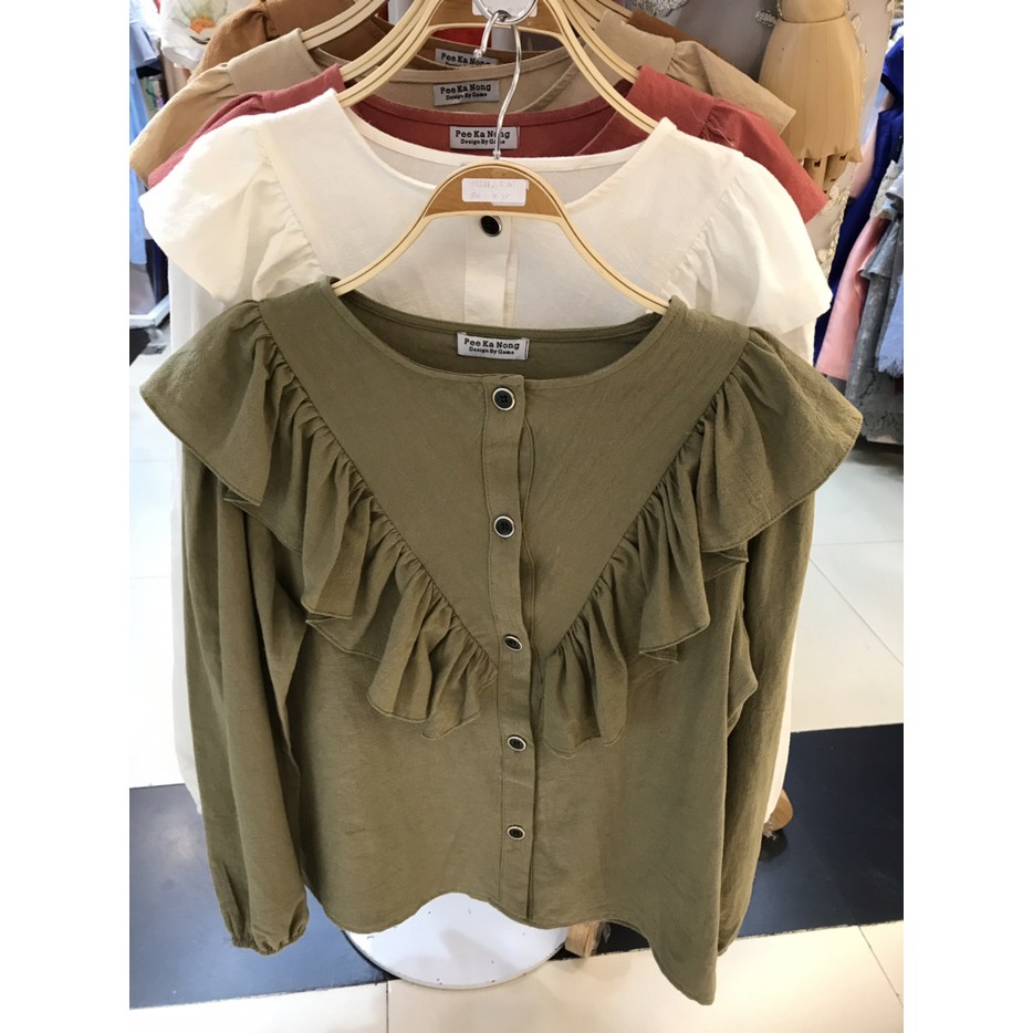 Kemeja fashion emil Ixora-Hana-Oversized-Shirt-Kemeja-Wanita-Oversized-Blouse-Berkancing-Fashi F4H7