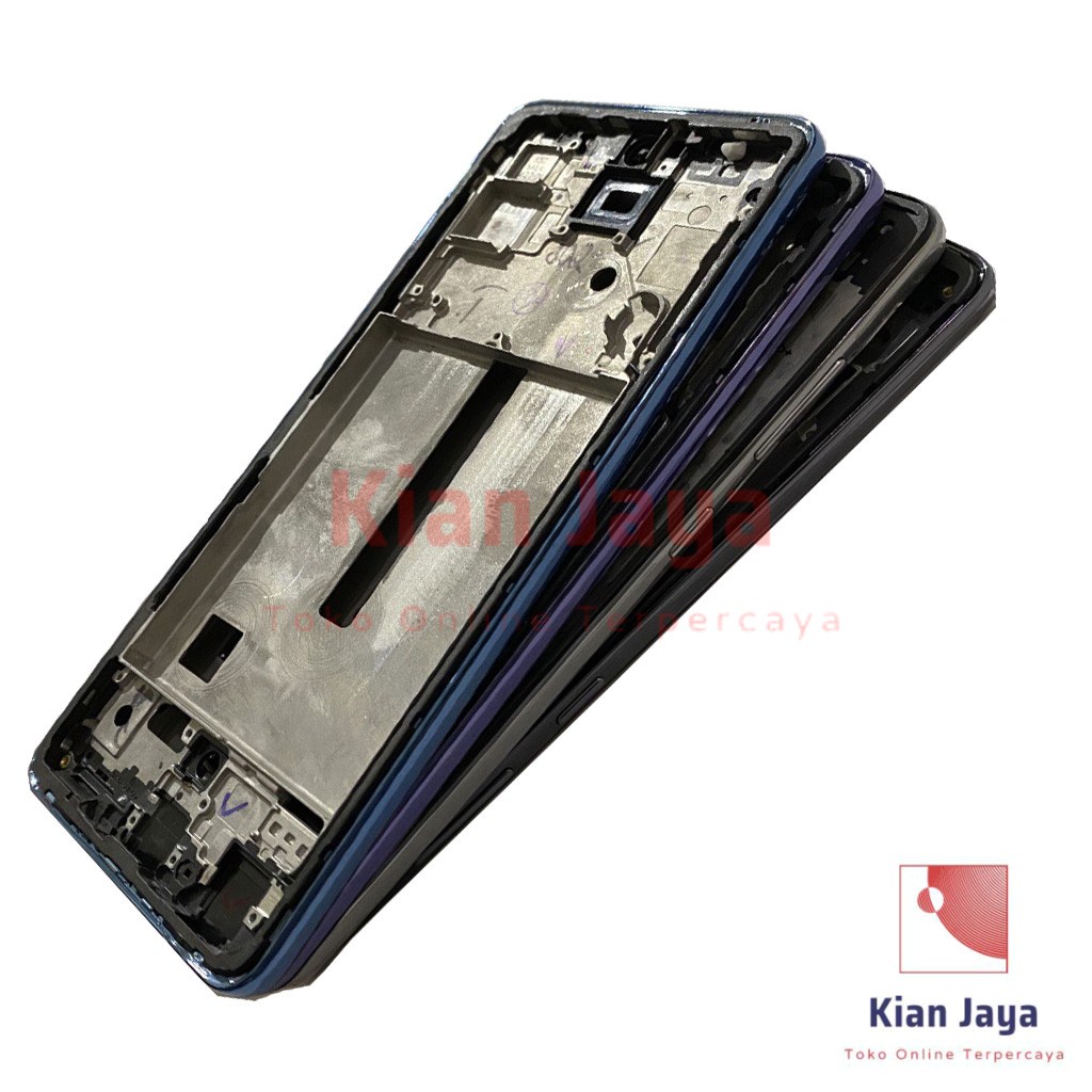 Middle Frame LCD Handphone Samsung Galaxy A52 Tulang Casing Tatakan Bezel Bazel Hp