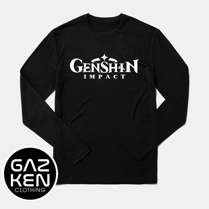Kaos Genshin Impact Honkai Mihoyo Baju Game Unisex Pria Atau Wanita Lengan Panjang