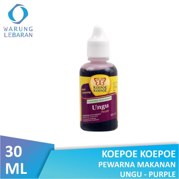 

Koepoe Koepoe Pewarna Makanan Ungu 30 ml - Food Colouring