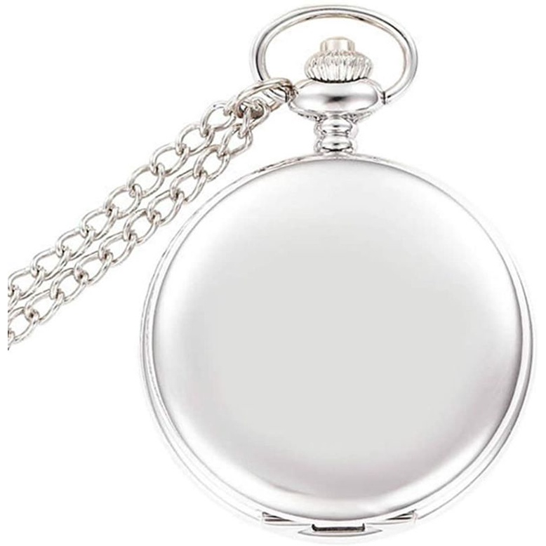 pocket watch polos silver liontin