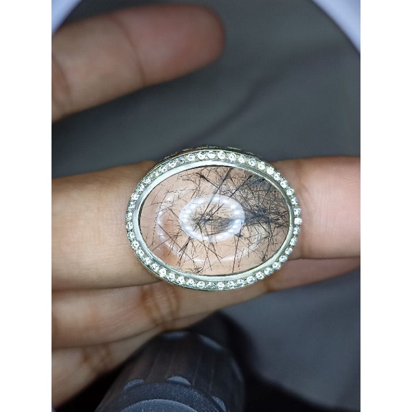 kecubung isi rambut hitam