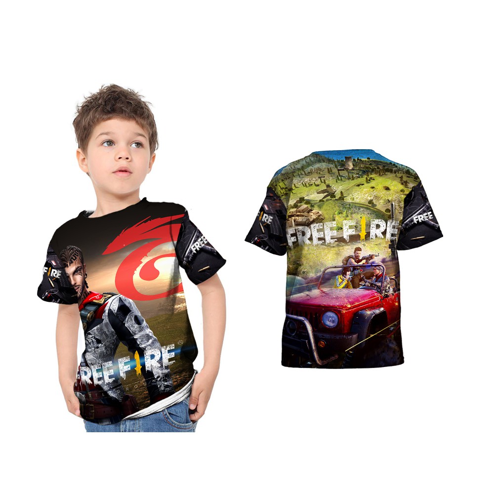 Tshirt Kaos Baju Anak FREEFIRE 13 Sublime Custom