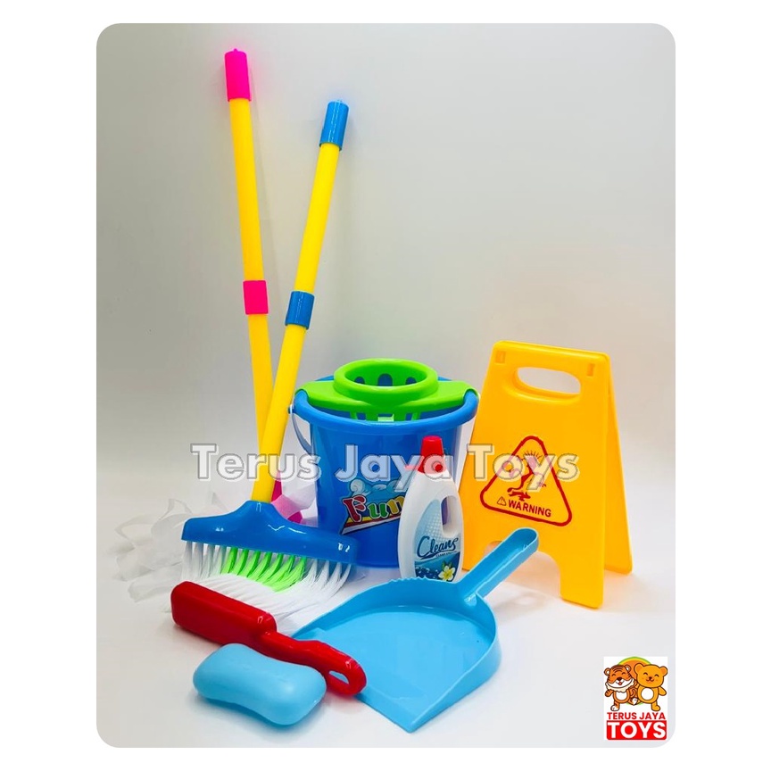 GROSIR MAINAN ANAK PEREMPUAN CLEANING SET MAINAN BERSIH BERSIH/ MAINAN SAPU SEKOP