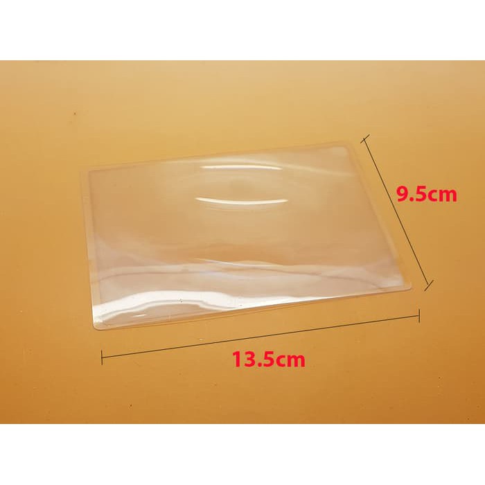 13.5x9.5cm kaca pembesar / magnifier / magnifying card / Fresnel Lens-1