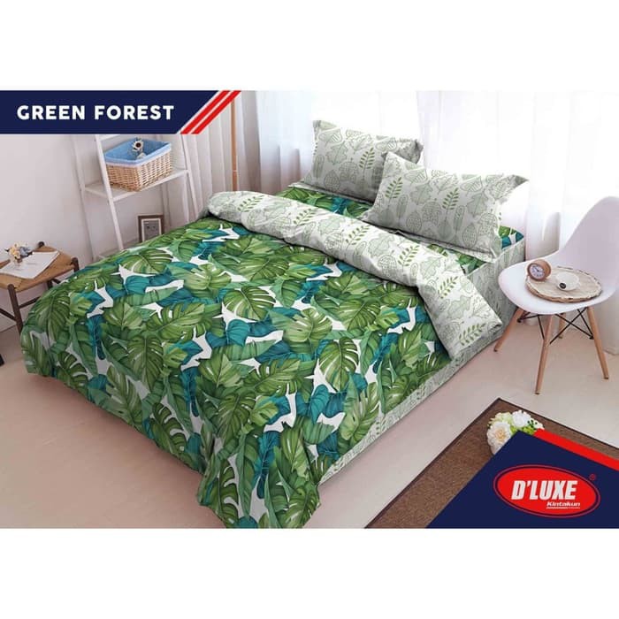 Set Bedcover Kintakun 160&180 Green Forest-Marine-Laura-Maze-Hillary