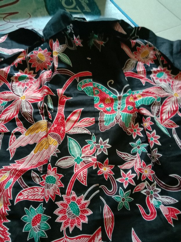 Tunik Jumbo Xl Ld 105 Katun Primissima Unggul Jaya Resleting Batik Pekalongan