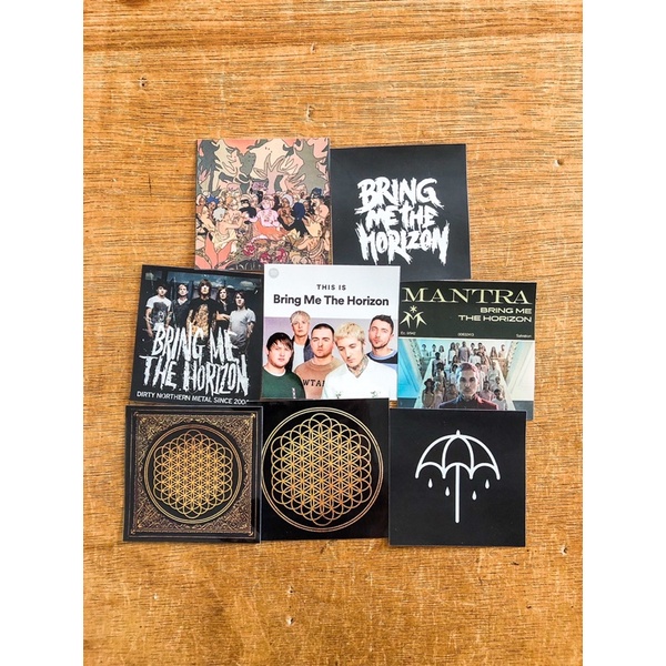 sticker stiker pack bring me the horizon bmth metal band barat metalcore hardcore hits band