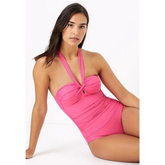 MARKS & SPENCER (Original) swimsuit bikini baju renang Pink  Plus Size / Big size