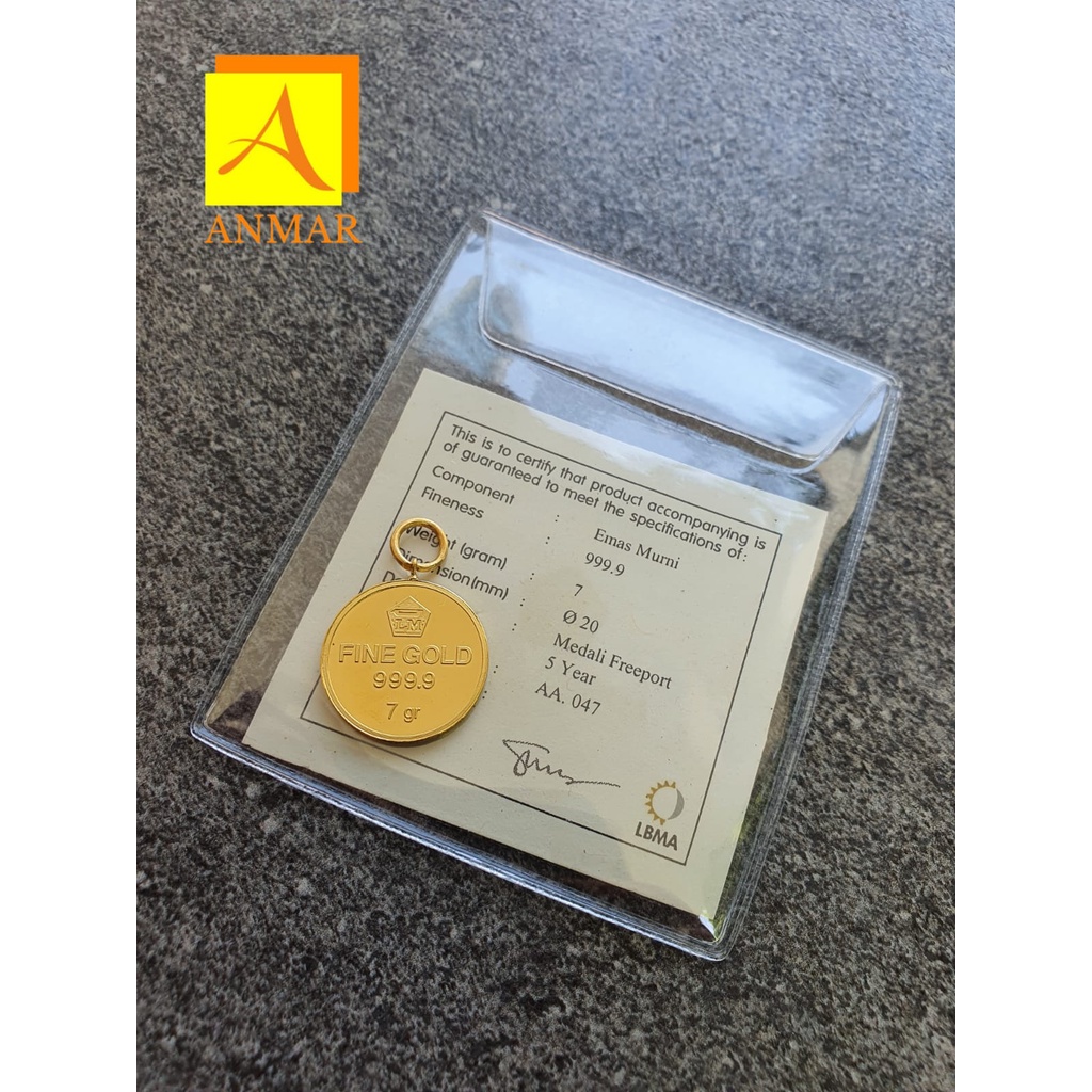 KOIN FREEPORT ANTAM 7 GRAM