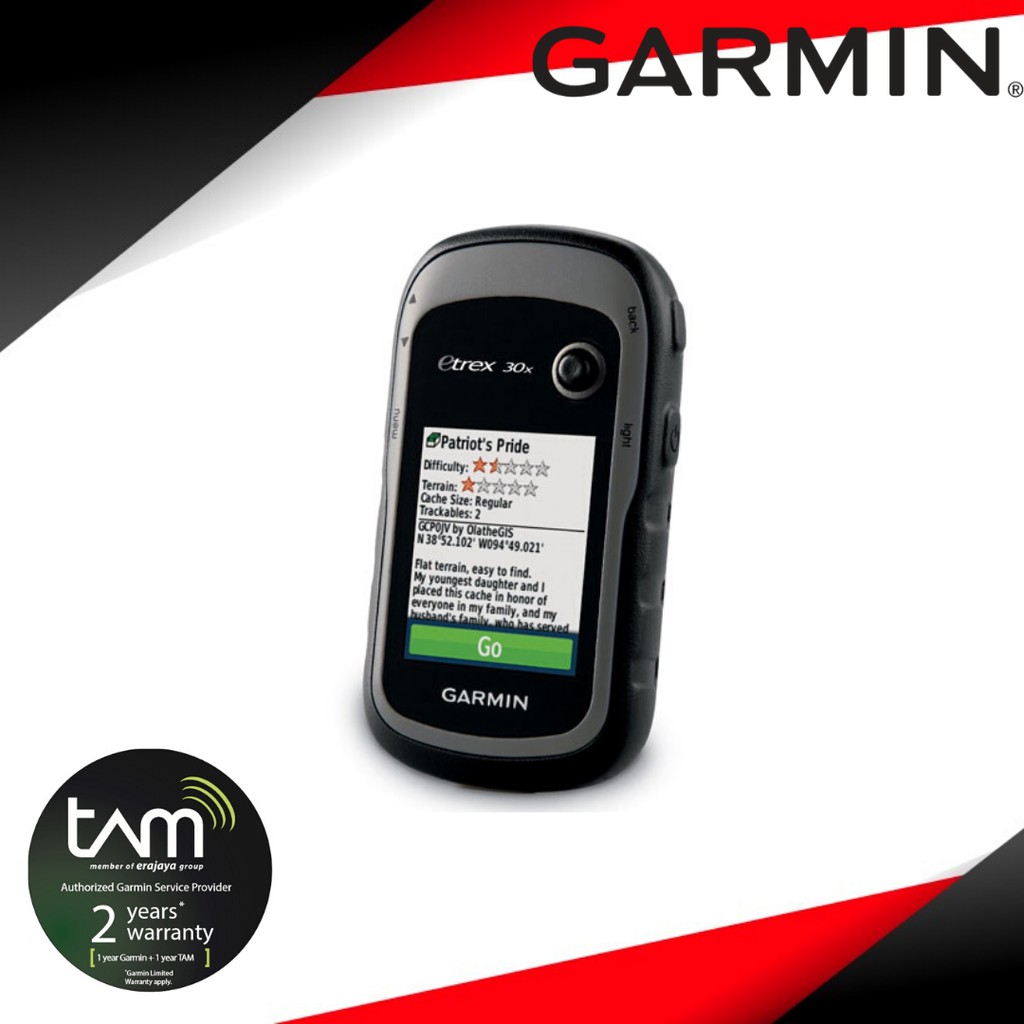 GARMIN ETREX 30X ORIGINAL GARANSI TAM 1 TAHUN