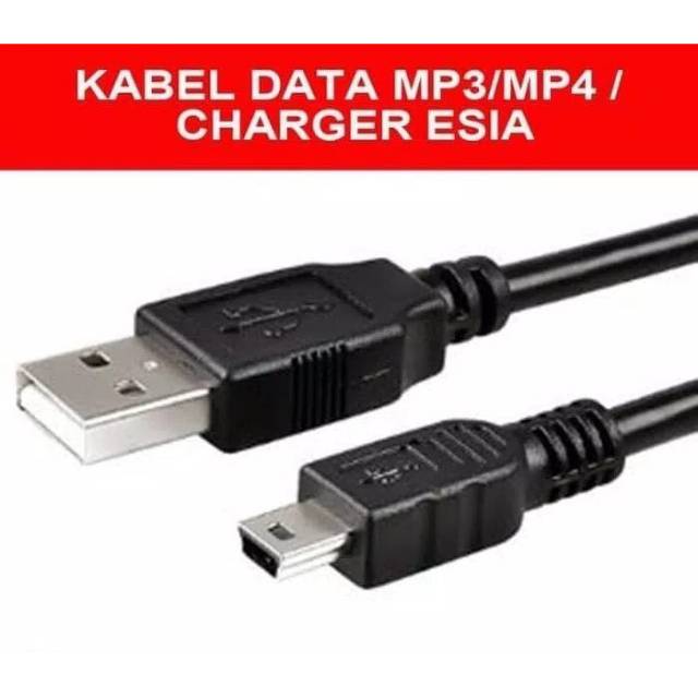 QTop Kabel Data ESIA Kabel Charger G900 Kabel Casan MP3 MP4 Kabel V3 Mini USB-B Tipe B