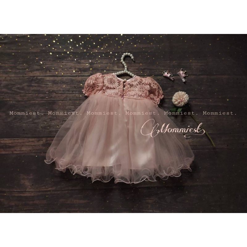 dress lili seli.kazana DRESS bayi neychan gaun pesta anak baptis