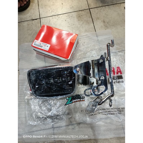 LAMPU OVAL RX KING DAYMAKER PNP SHOCK BYSON BREKET SUDAH KAMI SET TINGGAL PASANG