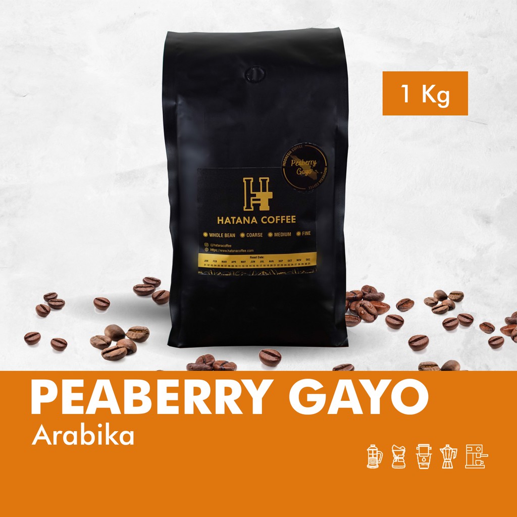 

Kopi Arabika Peaberry Gayo - Roasted Bean - 1 KG