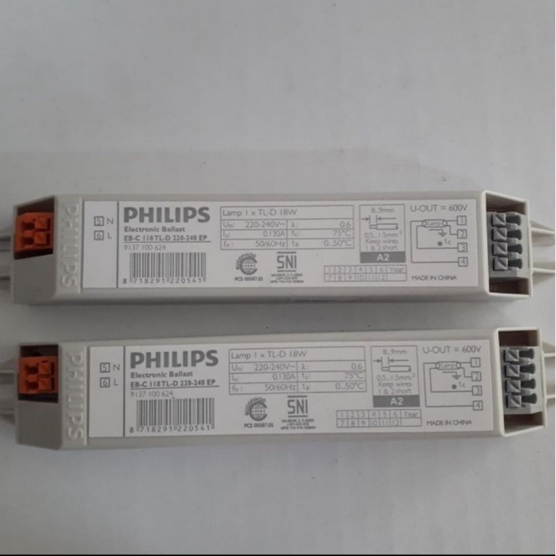 Ballast electronic ebc 18w &amp; 36w philips