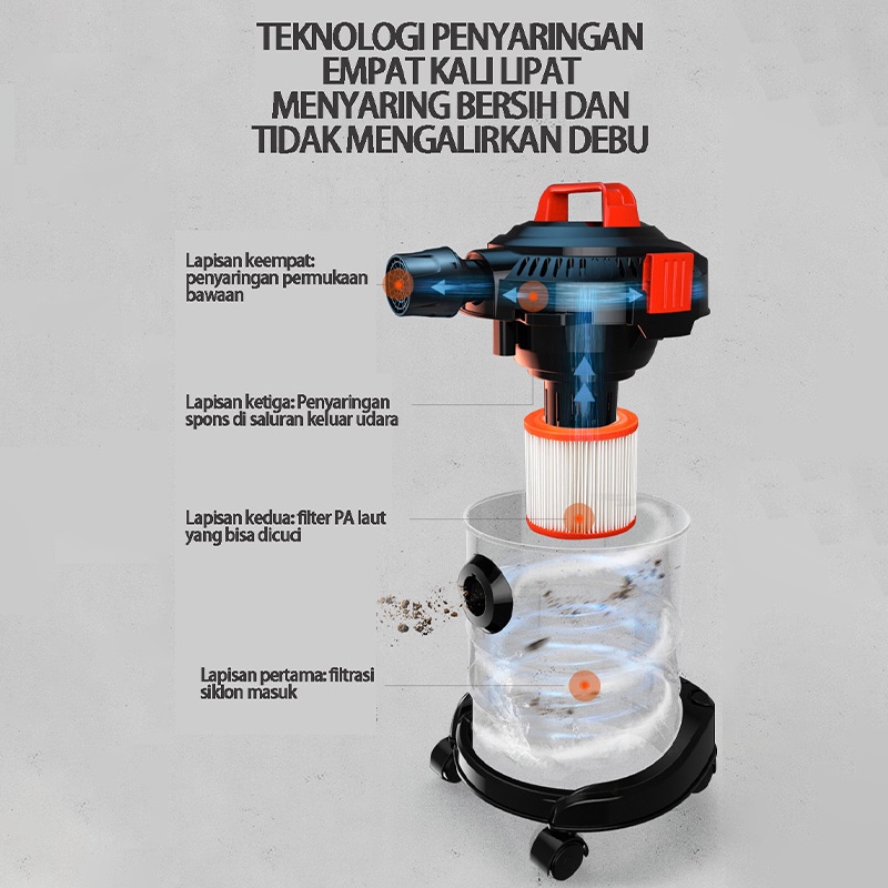 12 liter Sedot Basah Kering Vacum Blower Wet Dry Penyedot Debu/Blow Vacuum cleaner debu home