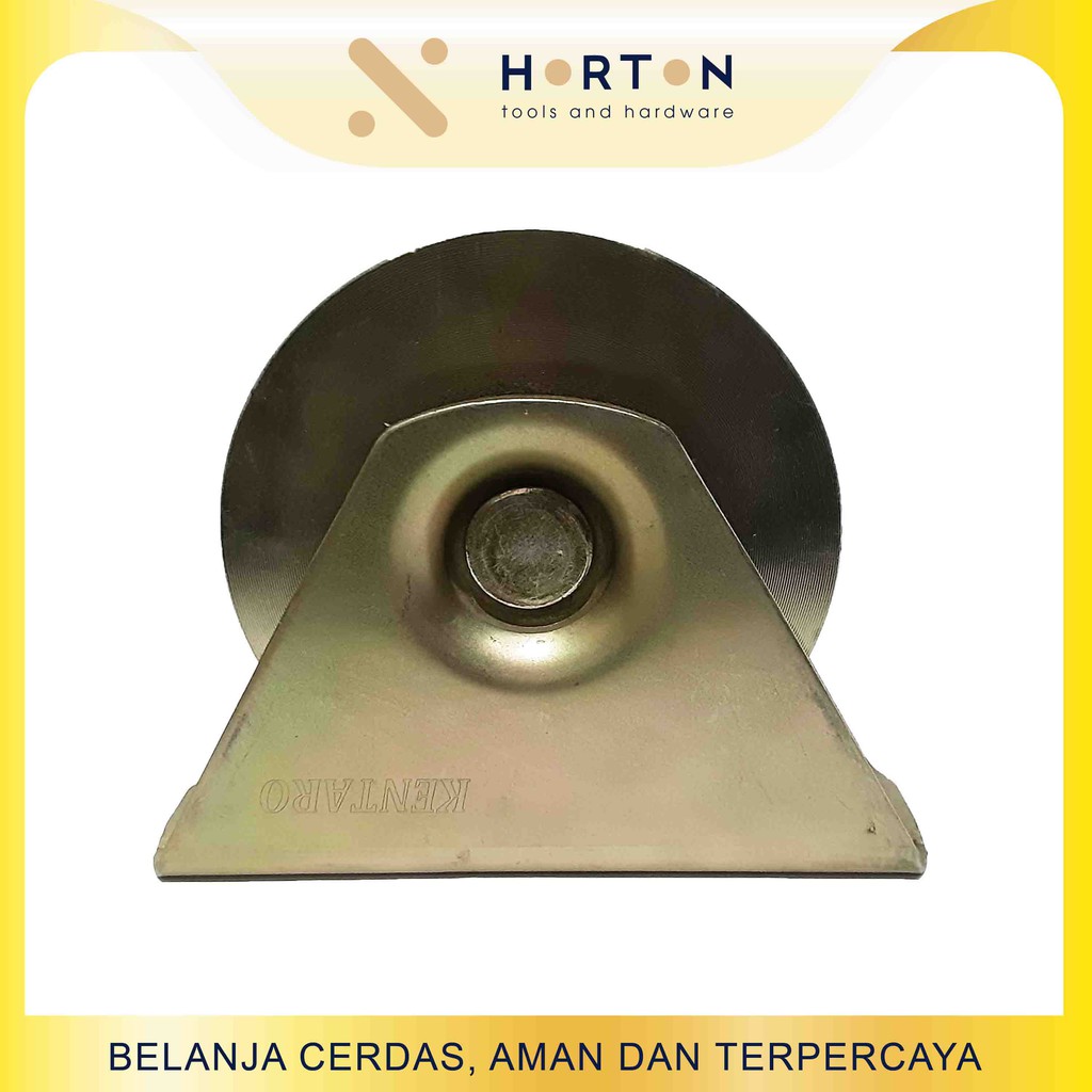Roda Pagar Model Bulat 80mm / Roda Bubur Chrome U 80mm
