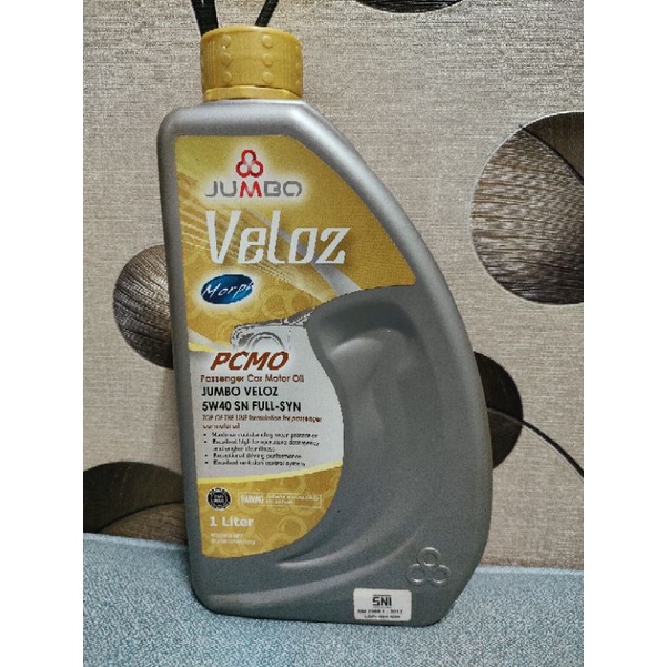 OLI JUMBO VELOZ 5W40SN FULL SYN
