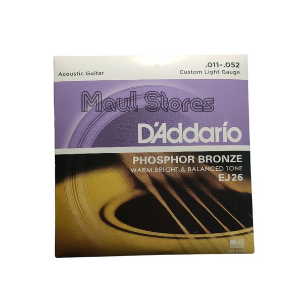 Senar Gitar Akustik D'addario String EJ13 EJ15 EJ16 EJ26