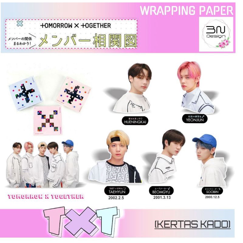 

KERTAS KADO TXT (minimal order 2x)