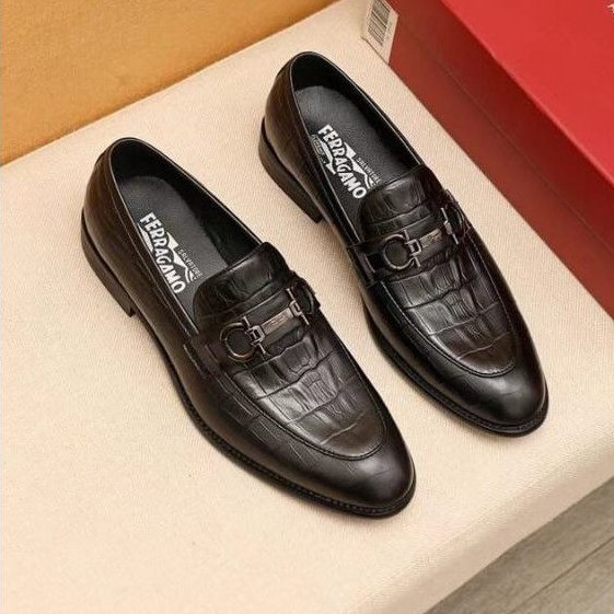 sepatu pantofel lv mirror quality shoes formal resmi kerja kulit