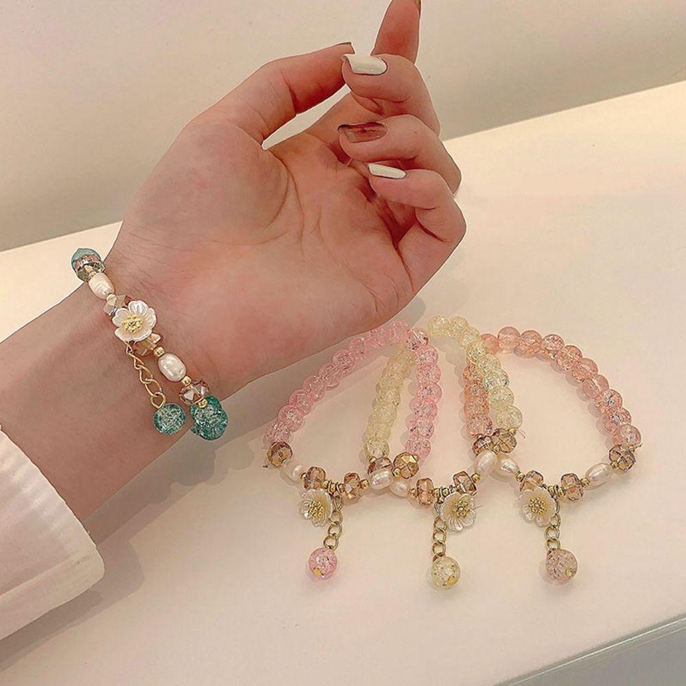 Mxbeauty Shell Bunga Gelang Elegan Indah Lucu Liontin Manis Baroque Fashion Perhiasan