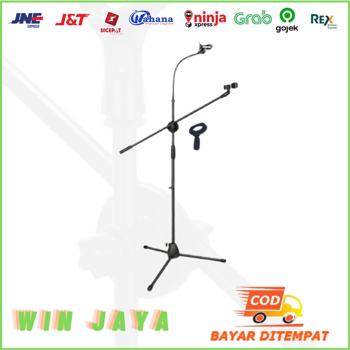 STAND MICROPHONE PLUS HOLDER HP STAND MIC BERDIRI